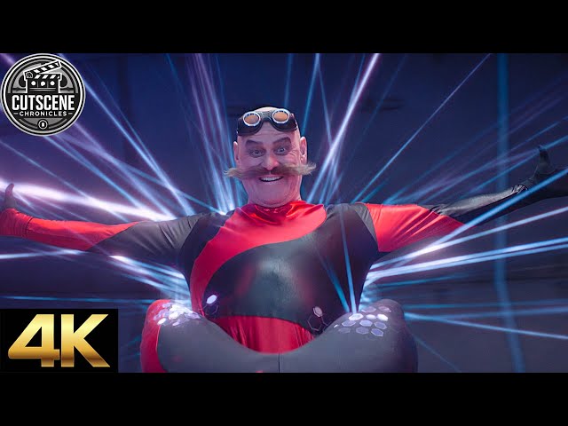 [4K UHD] The Laser Dance of the Robotnik's CUTSCENE | Sonic the Hedgehog 3