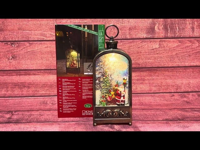 Water Lantern Santa/Tree 4279-000