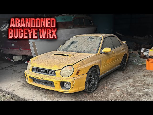 First Wash in 7 Years: Subaru WRX Bugeye ABANDONED in Barn! | Car Detailing Restoration