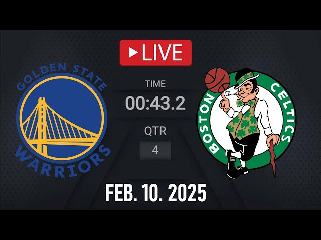 NBA LIVE! Golden State Warriors vs Boston Celtics | February 9, 2025 | Celtics vs Warriors NBA 2K25