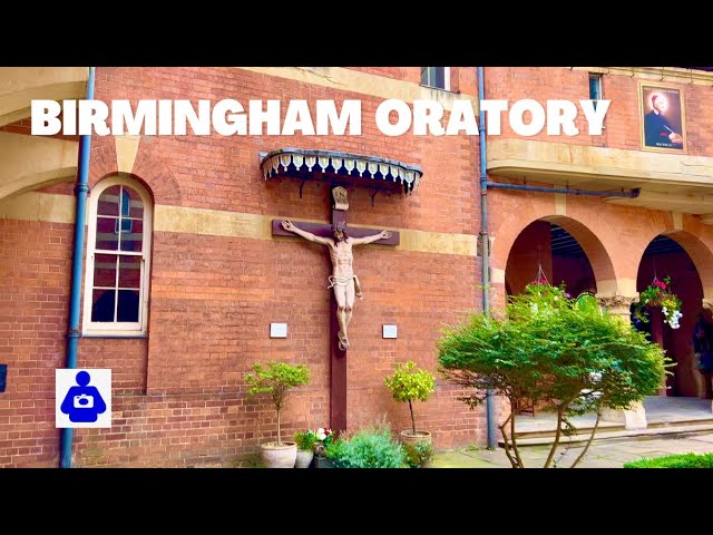 England, BIRMINGHAM 🇬🇧 Walking around The Oratory of Saint Philip Neri with history bits (subtitles)