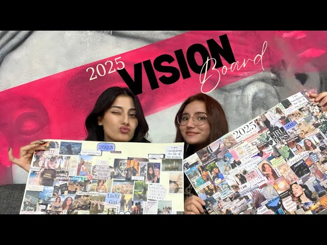 2025 VISION BOARD YAPIYORUZ💖/Hayal Panosu nasıl yapılır?/Zeyneb bebeyle hasbihal