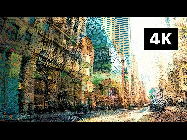 Trippy NYC a Psychedelic Experience & DMT Visuals 4K