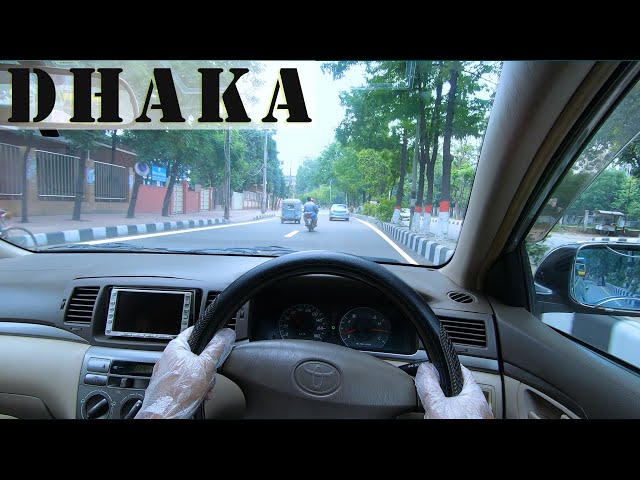 Dhaka City Kakrail - Mouchak Mogbazar Flyover | POV Drive | Raid Vlogs