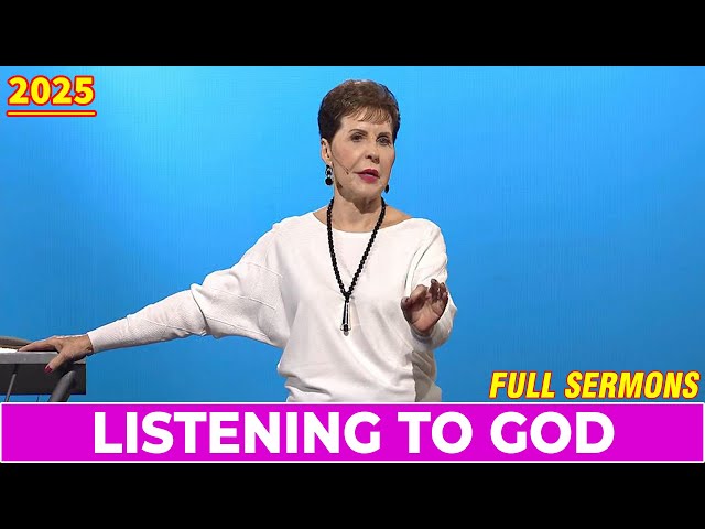 Joyce Meyer 2025 🔴 Listening To God 🙏🎁 Joyce Meyer Full Sermons [NEW]