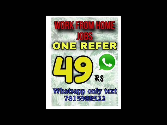 WORK FROM HOME JOB |@VILLAGEMANASAVLOGS | 7815988522 | WHATSAPP ONLY