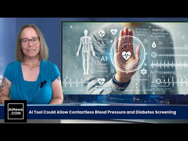 AI Tool Could Allow Contactless Blood Pressure and Diabetes Screening