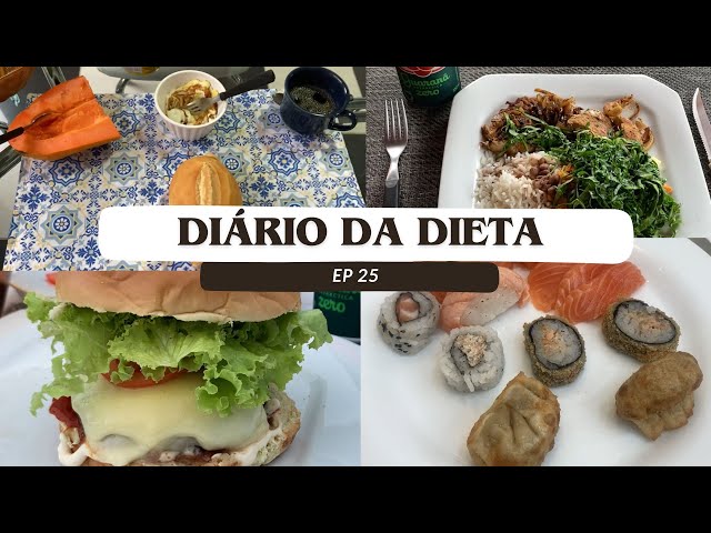 DIÁRIO DA DIETA EP 25 I TUDO QUE COMI NO FINAL DE SEMANA!!!