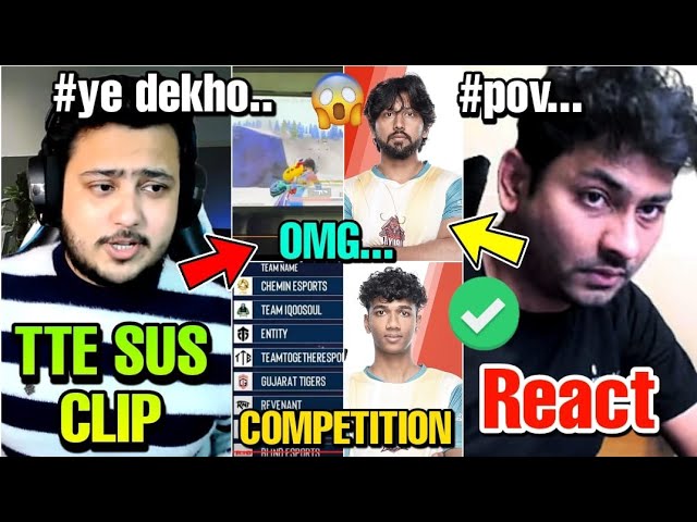 Dynamo & Hrishav reaction on TTE sus clip😨Hydra performance in ESL🐉HYDRA ESPORTS