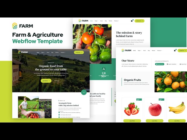 Farm - Farm & Agriculture Webflow Template | BRIX Templates