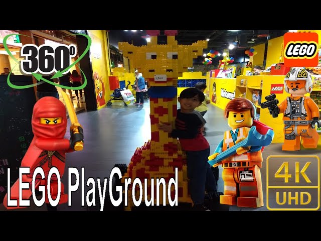 360 video | GIANT LEGO World's biggest indoor playground | P1