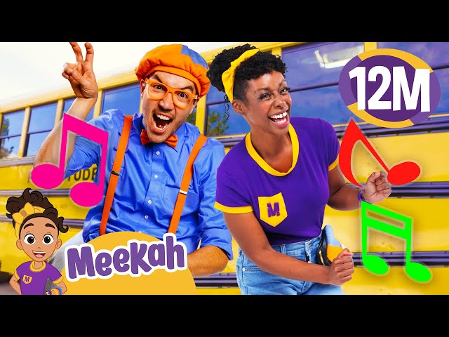 Blippi & Meekah Sing Wheels on the Bus | Best of Blippi & Meekah Kids Songs