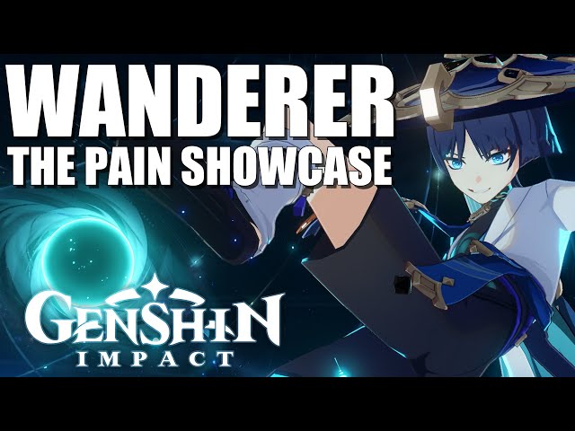 GOD-MODE WANDERER! NON-STOP PAIN! (Genshin Impact)