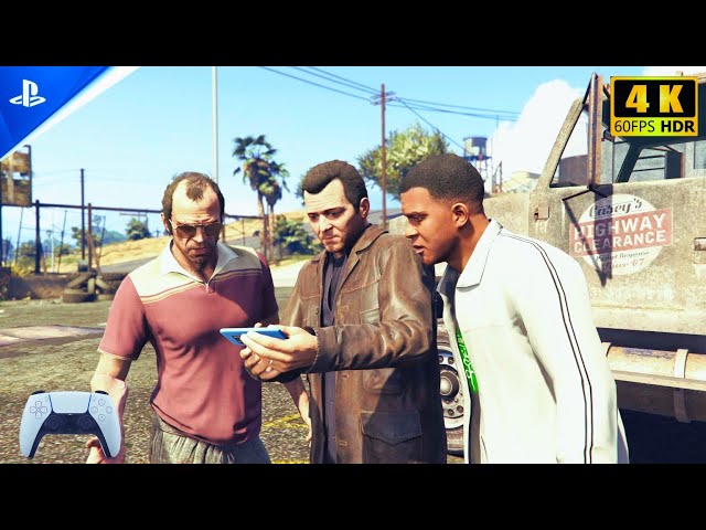 GTA 5 Mask Mission on PS5 4K 60FPS HDR