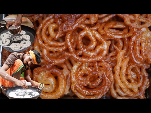 ತೂತು ಗೆರಟೆ ಉಪಯೋಗಿಸಿ ಜಿಲೇಬಿ..! | Jalebi Preparation | Jalebi recipe | Juicy jalebi making at home