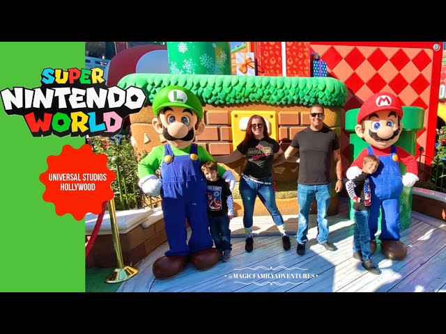 Playing Games in Super Nintendo World Universal Studios Hollywood 2025