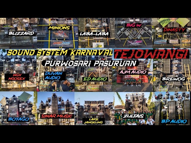 READY 12 SUB ‼️ FULL SOUND SYSTEM KARNAVAL TEJOWANGI - PURWOSARI - PASURUAN