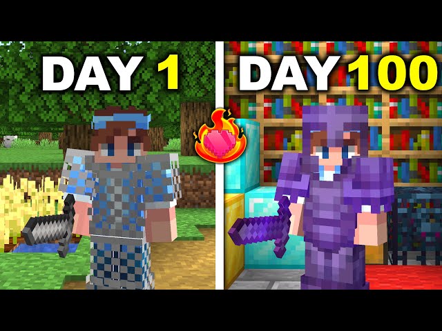 I Survived 100 Days on the Public Lifesteal SMP