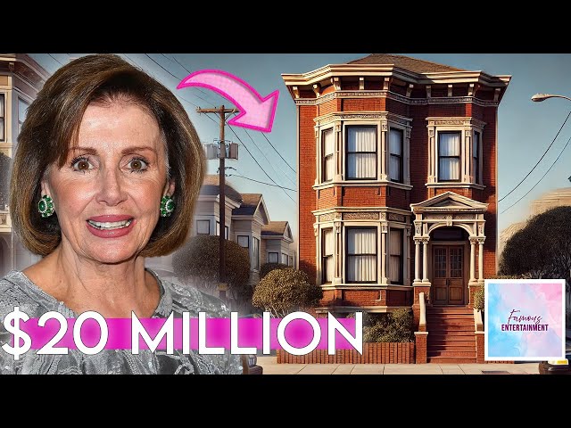 Inside Nancy Pelosi's $20 Million San Francisco Mansion & More | House Tour 2025