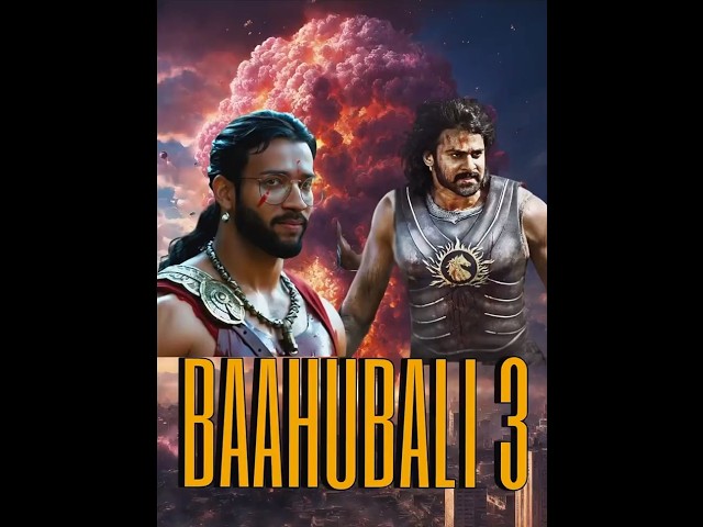 BAAHUBALI 3, trailer RELEASED! In my style 🤣 #shorts #viral #bahubali #timing #tollywood #prabhas