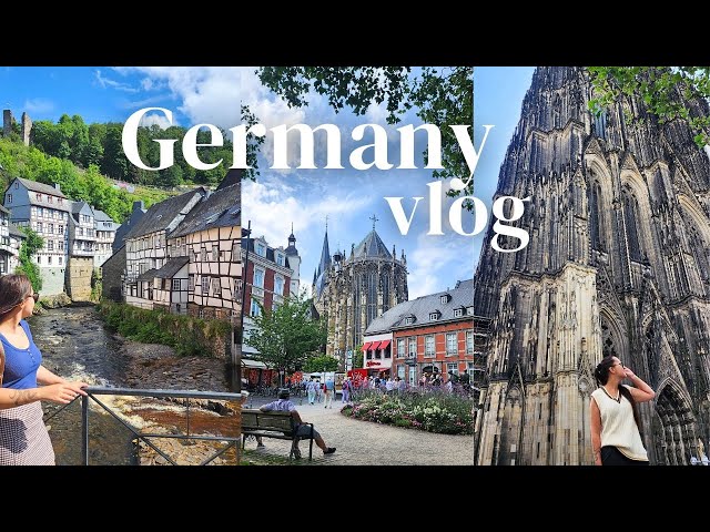 germany travel vlog | aachen, monschau & cologne | chasing history and fairytale villages