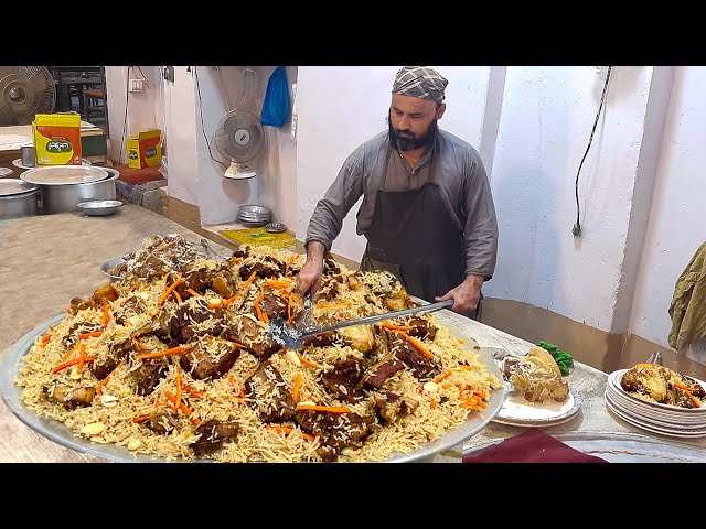 KABULI PULAO RECIPE - Qissa Khwani Peshawar | How To Make Kabuli Pulao | Peshawar Food Street