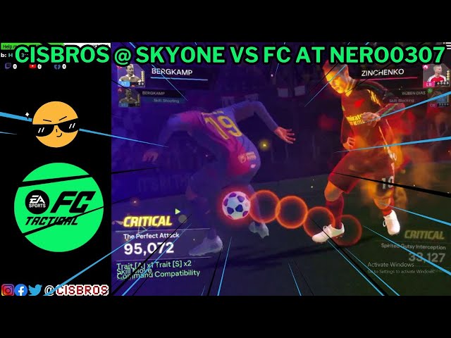 EA SPORTS FC Tactical Gameplay (24-25) S1 RANKED CISBROS @ SkyOne  vs FC AT Nero0307