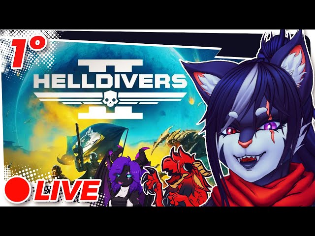 🔴【 Helldivers 2 】 Furros Repartiendo Democracia ÒwÓ 【 Vtuber | Femboy | Furry 】