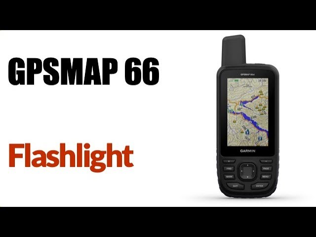 Garmin GPSMAP 66ST- How To Use The Flashlight