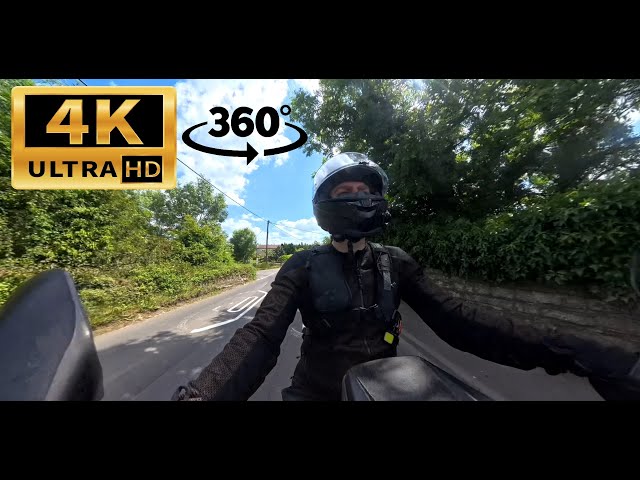 Insta360 X4 [4K] Motorcycle around the countryside