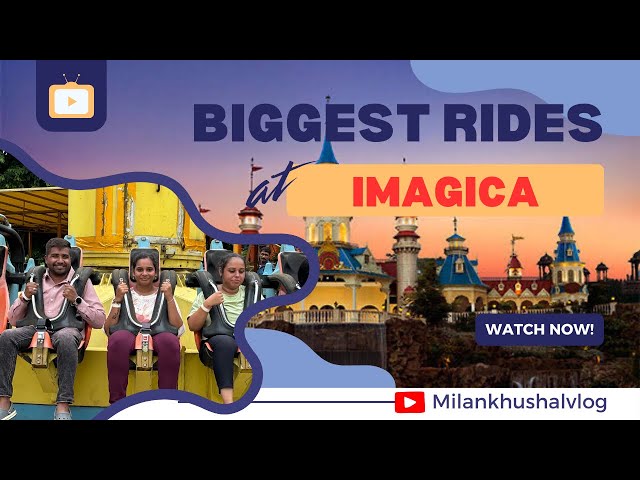 Imagica theme park ride all video | Imagica | vlog #youtuber #vlog #adventure