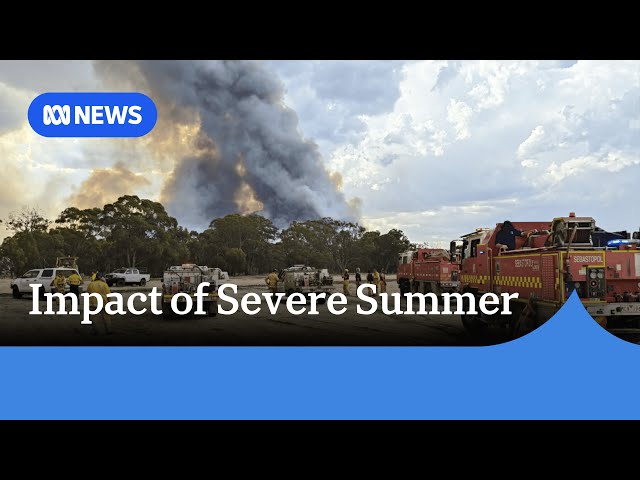 Bushfire warnings downgraded in Victoria's west but danger not over | ABC News