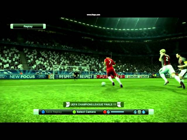 Pes - Rainbow flick and goal by Ronaldo