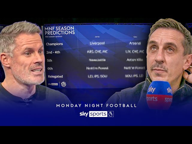 Jamie Carragher & Gary Neville UPDATE their season predictions! 👀🏆