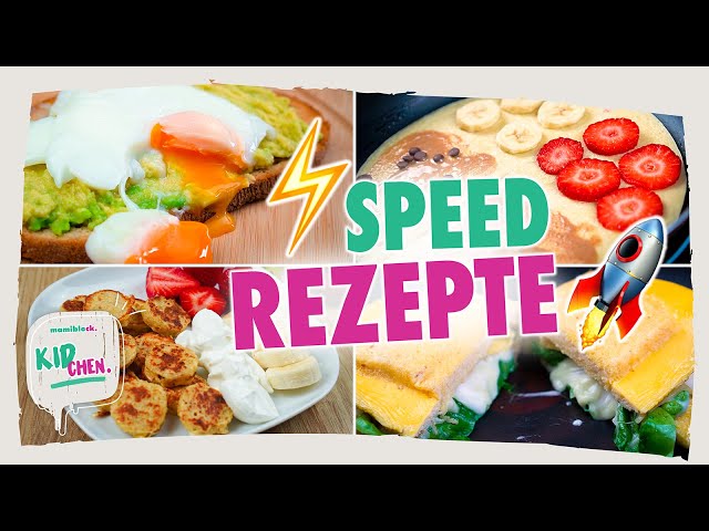 8 schnelle EXPRESS💨 Rezepte ⚡️und Küchentricks | mamiblock KIDchen