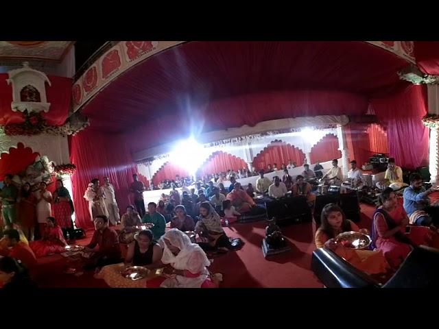 Ganesh Arti in 360 degree at Ashirwad Ganesh Vadodara-2017