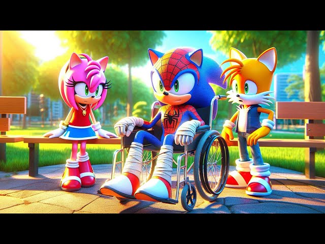 What Happened to Sonic Spiderman?! -  Sad Story - Sonic The Hedgehog 3 Animation