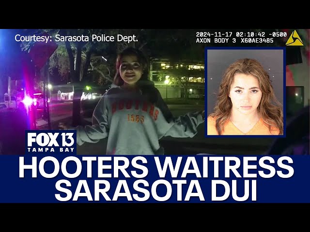 Hooters waitress arrested for DUI tries flirting her way out of trouble