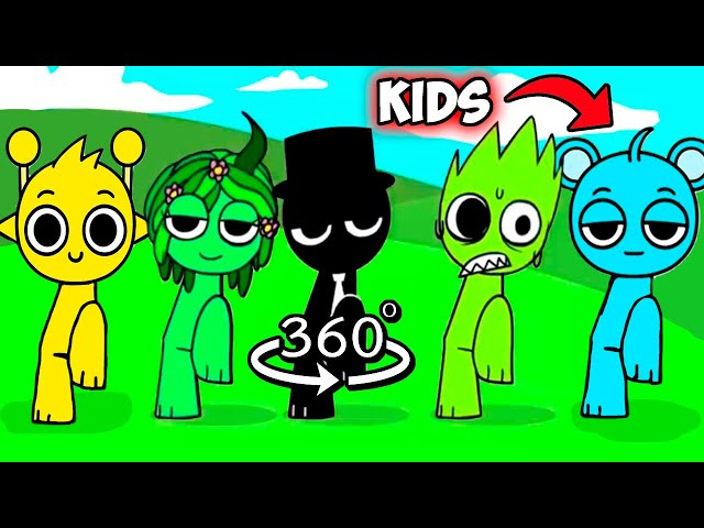 sprunki dance but kids | Incredibox Sprunki in 360º VR