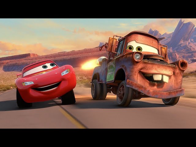 🏁 Mater Races In The Grand Prix | Pixar Cars | Disney Kids