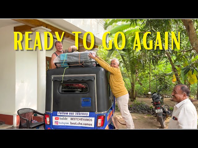 Auto Rickshaw Ready in Kerala & Canoeing Through Munroe Island Backwaters | India Adventure