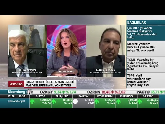 Bloomberg HT/60 Dakika Programı Genel Müdürümüz Zafer Güldoğan Konukluğu