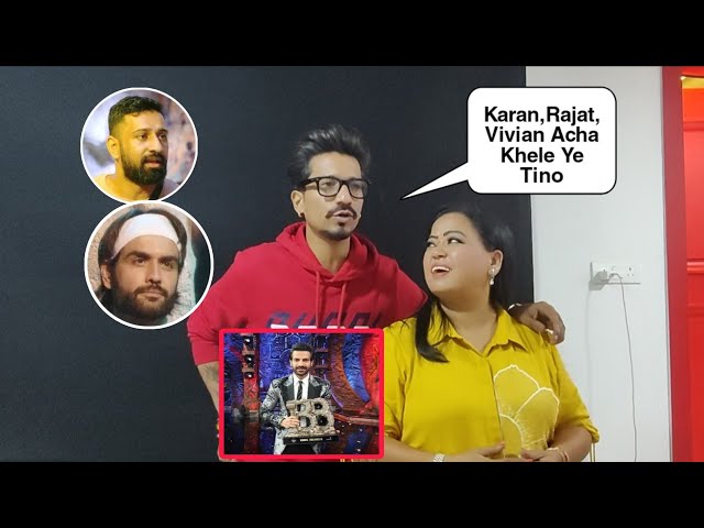 Bharti Singh With Hubby Haarsh Limbachiyaa Funny Reaction Bigg Boss 18 Winner Karanveer Mehra