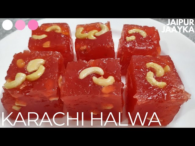 Bombay KARACHI HALWA Easy Recipe | Jaipur Jaayka