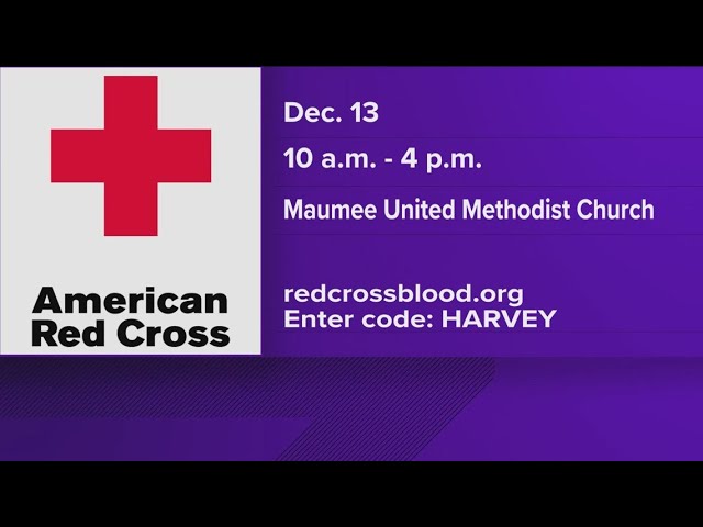 Ways to support the American Red Cross and the Harvey J. Steele Memorial Blood Drive