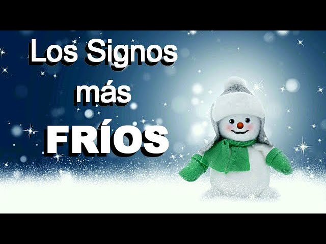 Parecen de hielo - Los signos más FRÍOS del Zodiaco