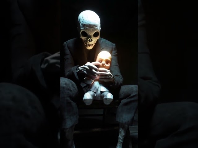 Terrifying Lullaby: A Skeleton’s Chilling Serenade to Its Doll! #stablediffusiondeforum