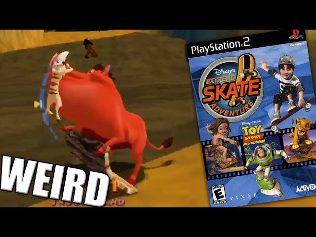 Disney's WEIRD Skateboarding Video Game