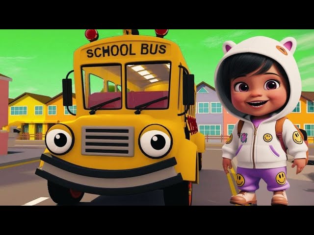 Wheels on the Bus | Nursery Rhyme | Fun Kids Songs & Videos | Sing Along!