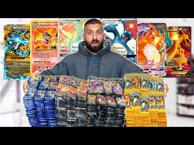 The Ultimate Charizard Hunt! - Opening 3,000 Pokemon Card Packs